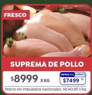 X$ - Suprema de Pollo