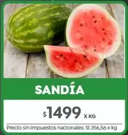 X$ - SANDÍA