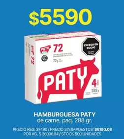 Paty - Hamburguesa