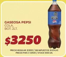 Pepsi - GASEOSA COLA