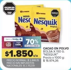 Nesquik - Cacao en Polvo