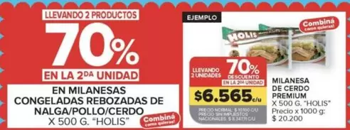 X$ - MILANESAS CONGELADAS REBOZADAS DE NALGA/POLLO/CERDO