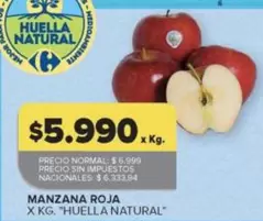 X$ - MANZANA ROJA