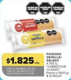 Carrefour - PIONONO VAINILLA/SALADO