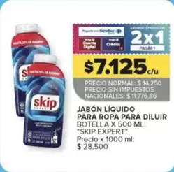 Skip - JABÓN LÍQUIDO PARA ROPA PARA DILUIR