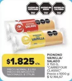 Carrefour - PIONONO VAINILLA/SALADO