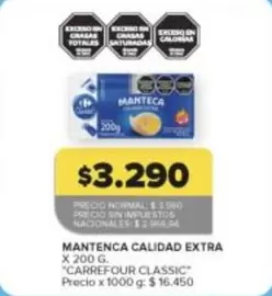 Carrefour - Manteca