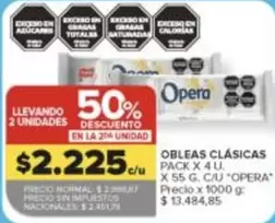 Opera - Obleas Clásicas
