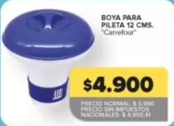 Carrefour - BOYA PARA PILETA 12 CMS.