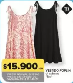 VESTIDO POPLIN