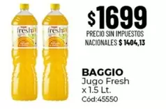 Baggio - Jugo Fresh x 1.5 Lt. Cód:45550