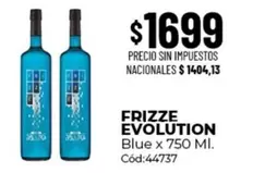 Evolution - FRIZZE EVOLUTION Blue x 750 Ml. Cód:44737