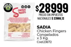 Sadia - Chicken Fingers Congelados Cód:23672