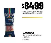 Cagnoli - CAGNOLI Sorpresatta Italiana x 135 Gr. C
od9892