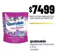 Querubin - Suavizante Premium Flores Silvestres Cód.16320