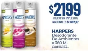 X$ - Desodorante De Ambientes x 360 Ml. Cód:16873
