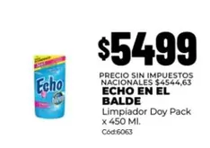 Echo - Limpiador Doy Pack x 450 Ml. Cód:6063