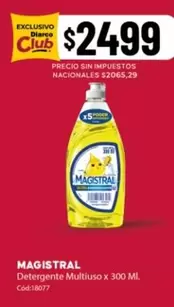 Magistral - Detergente Multiuso x 300 Ml.