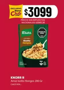 Knorr - Arroz risotto Hongos