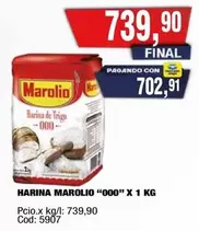 Marolio - Harina de Trigo "000"