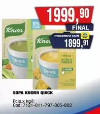 Knorr - SOPA KNORR QUICK