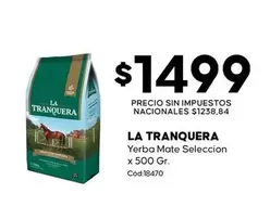 La Tranquera - Yerba Mate Seleccion