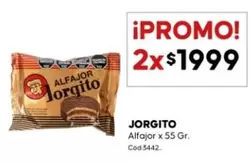 Jorgito - Alfajor x 55 Gr.