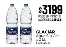 Glaciar - Agua Sin Gas x 2 Lt.