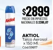 Aktiol - Talco Aerosol x 150 Ml. Cód:59817