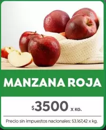 X$ - MANZANA ROJA