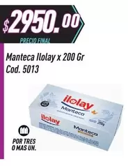 Ilolay - Manteca x 200 Gr Cod. 5013