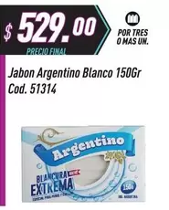 Argentino - Jabon Blanco 150Gr Cod. 51314