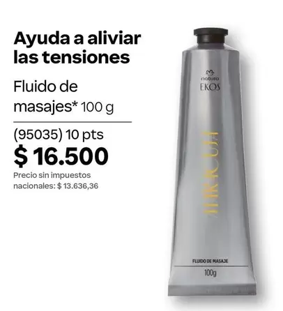 Natura - Fluido de masajes* 100 g (95035)