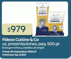 Cuisine - Fideos