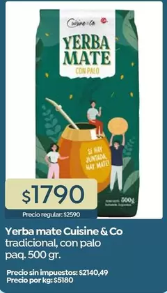 Cuisine - Yerba mate tradicional, con palo