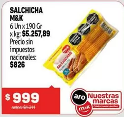 M&K - SALCHICHA
