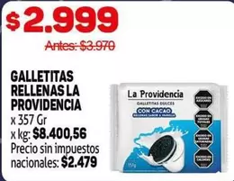 La providencia - GALLETITAS RELLENAS