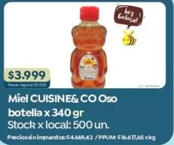Cuisine - Miel Oso