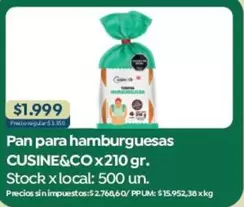 X$ - Pan para hamburguesas