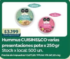 X$ - Hummus