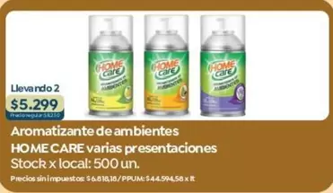 X$ - Aromatizante de ambientes