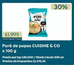 Cuisine - Puré de papas