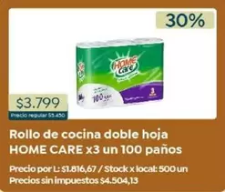 X$ - Rollo de cocina doble hoja