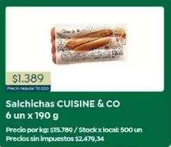 Cuisine - Salchichas