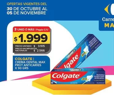 Colgate - Crema Dental Max Prot Anticaries