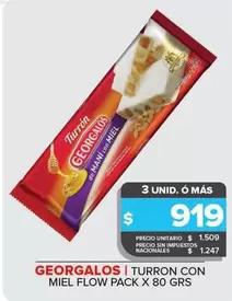 Georgalos - Turron Con Miel 