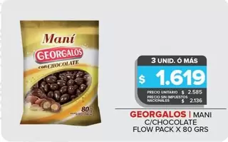 Georgalos - Mani C/Chocolate 