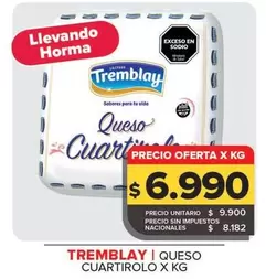 Tremblay - Queso Cuartirolo
