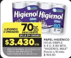 Higienol - PAPEL HIGIÉNICO HOJA SIMPLE