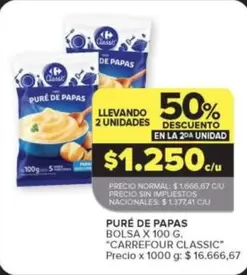 Carrefour - PURÉ DE PAPAS BOLSA